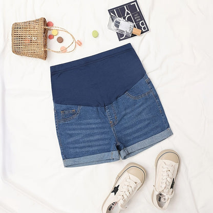 Bump Comfort Denim Maternity Shorts