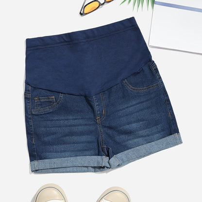 Bump Comfort Denim Maternity Shorts