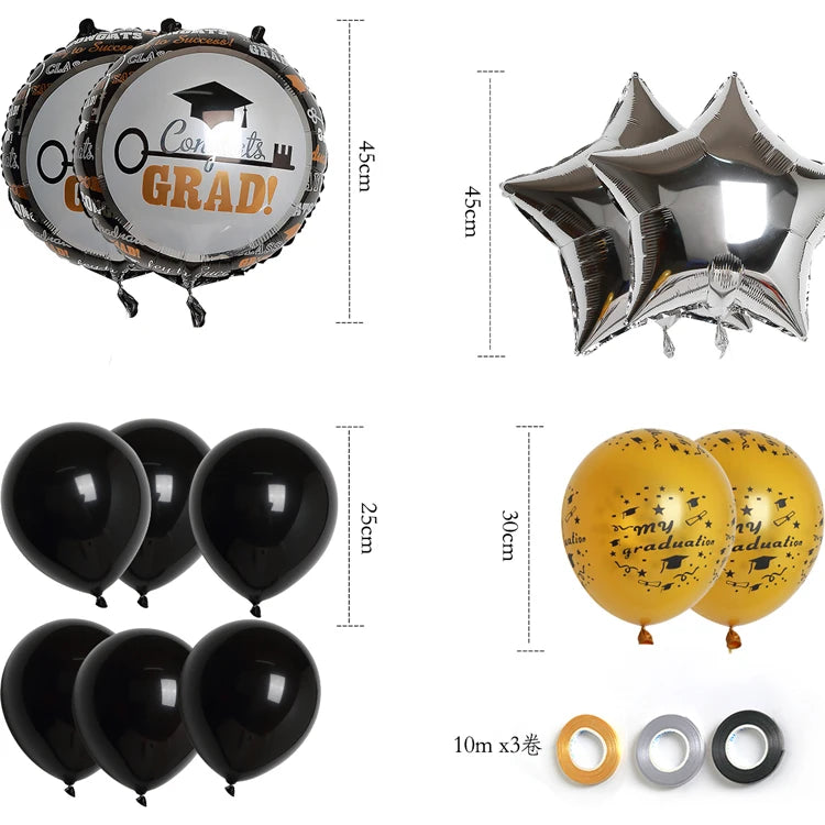 Graduation  - Foil Balloon Package