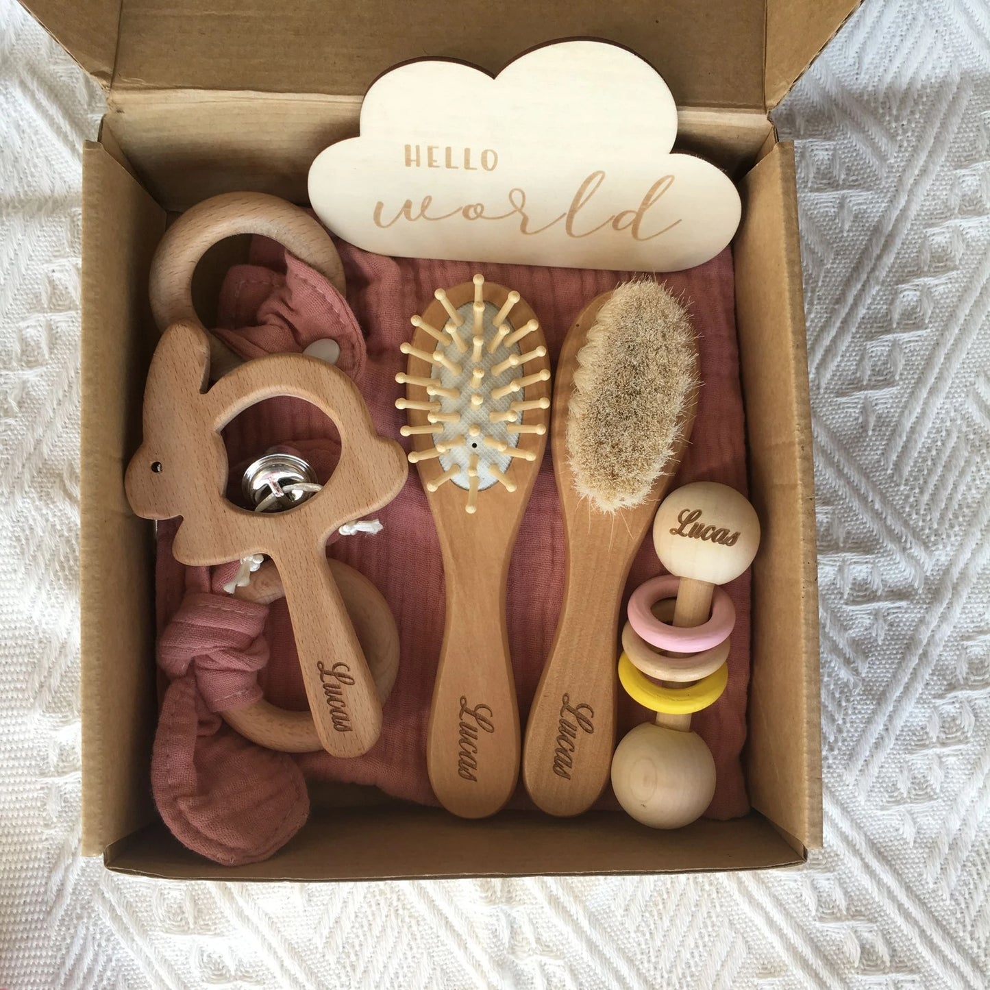 Baby Personalised Gift Set