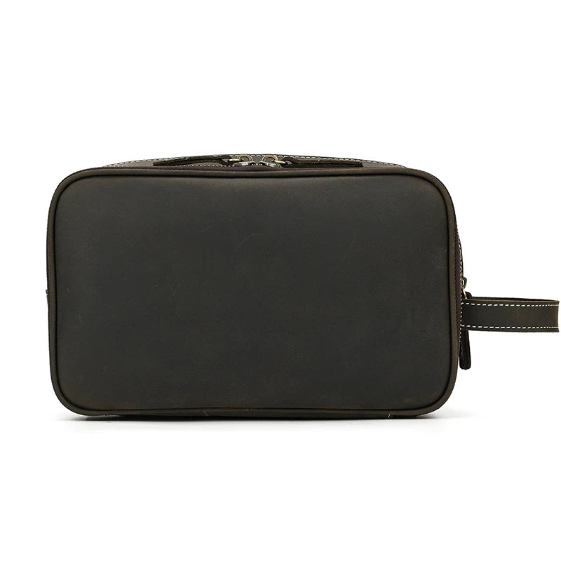 Cowhide Cosmetic & Toiletries Bag