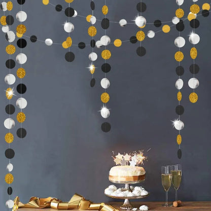 Black & Gold Decorations - Tassles