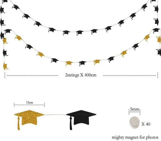 Double Strand Graduation Bunting