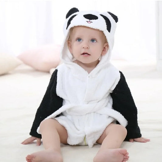 Hooded Bathrobe - Panda