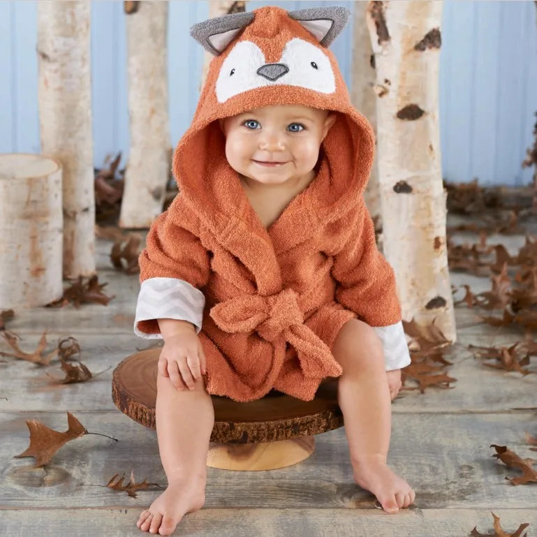 Hooded Bathrobe - Fox