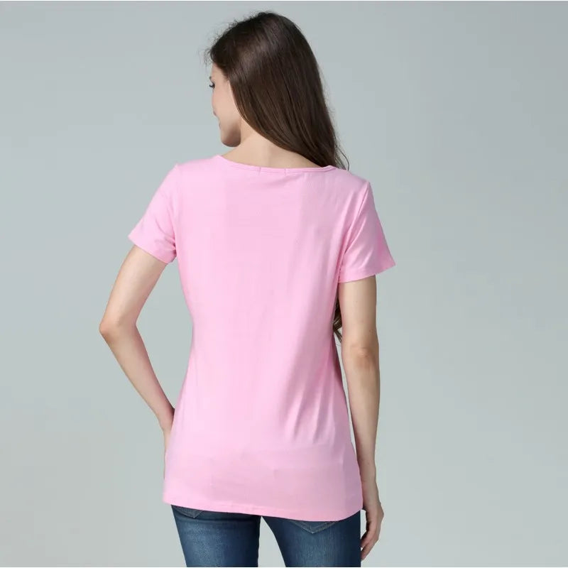 Short Sleeve Breastfeeding T-Shirt