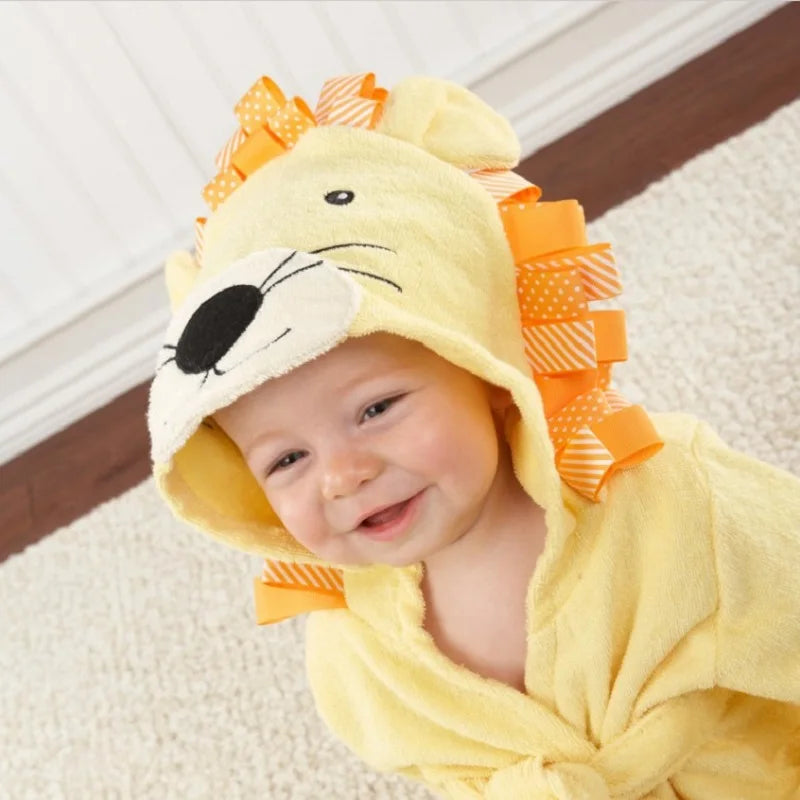 Hooded Bathrobe - Lion