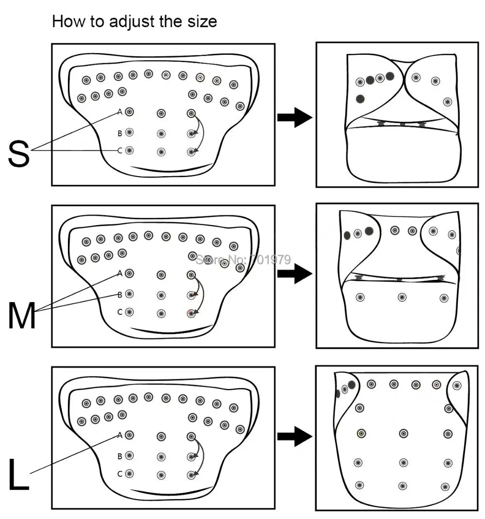 ALVABABY Patterned Nappy & Insert