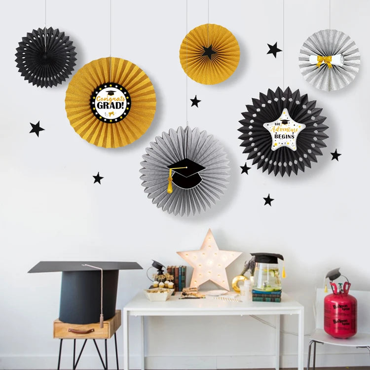 Black & Gold Decorations - Tassles