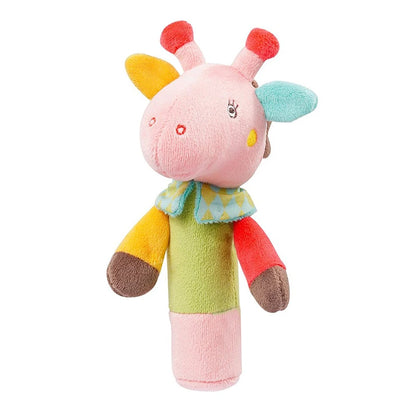 Cartoon Plush Animal Rattle