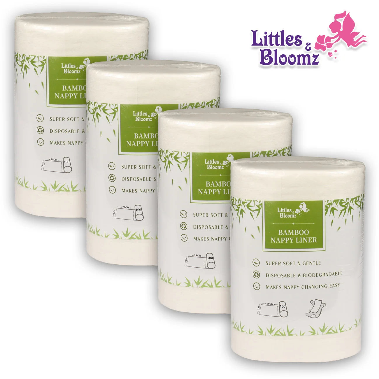 Bamboo Liners - 4 Rolls