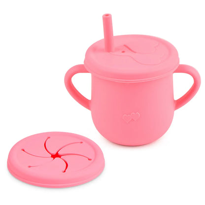 Silicone Straw sippy cup.