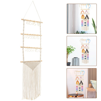 Macrame Headband Storage Rack