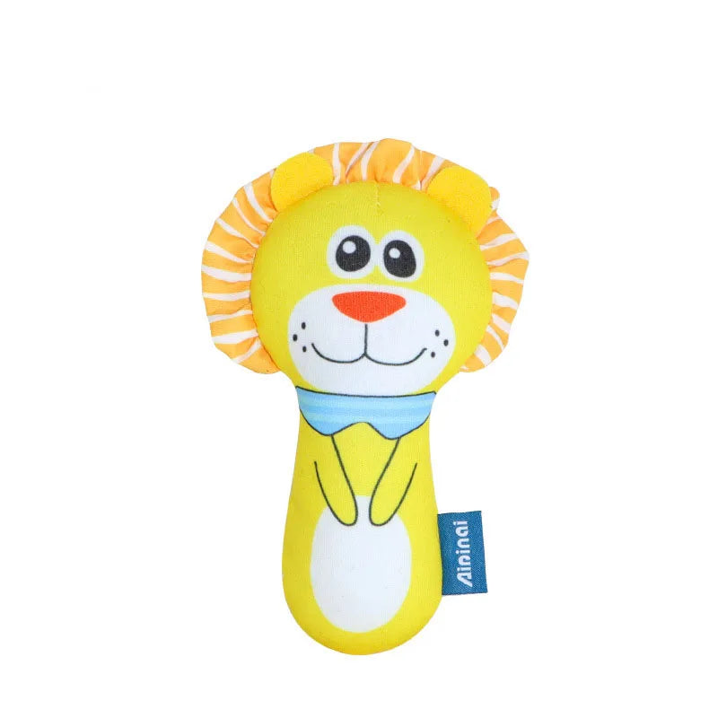 Cartoon Plush Animal Rattle