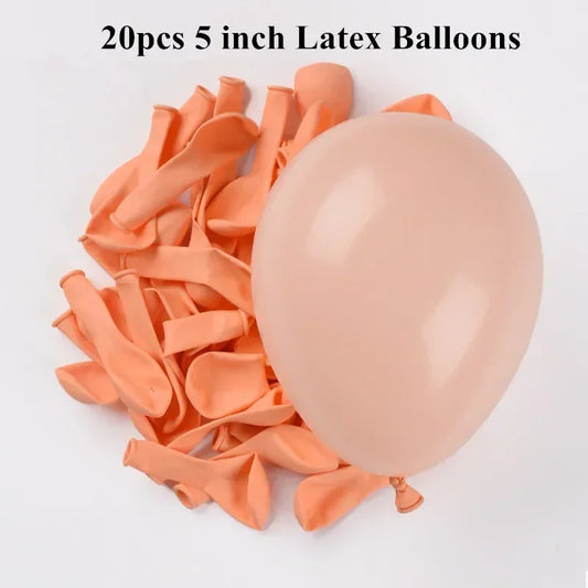 20 Small Balloons - Orange