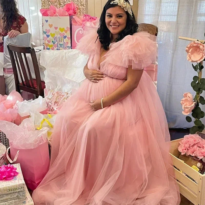 Lace Baby Shower Maternity dress