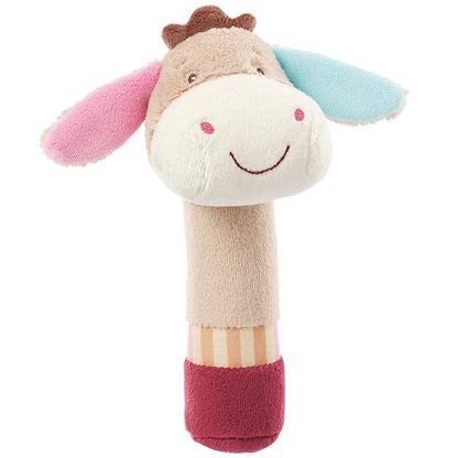 Cartoon Plush Animal Rattle