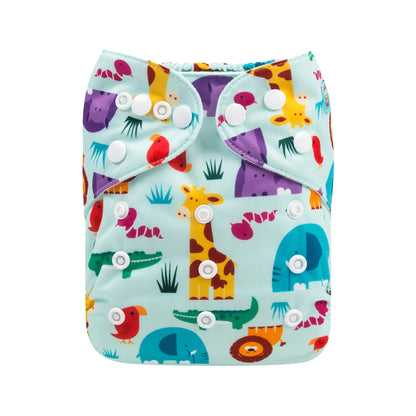 ALVABABY Patterned Nappy & Insert