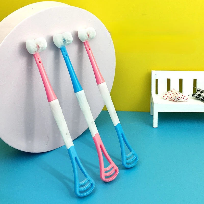 3 Sided Toothbrush