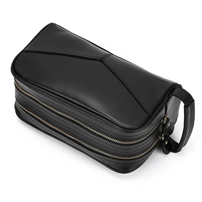 Cowhide Cosmetic & Toiletries Bag