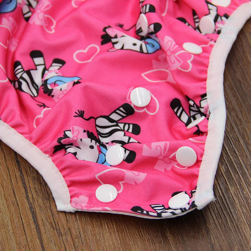 Animal Print Swimming Bottoms