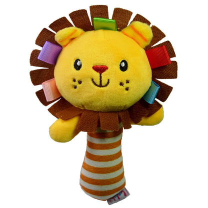 Cartoon Plush Animal Rattle