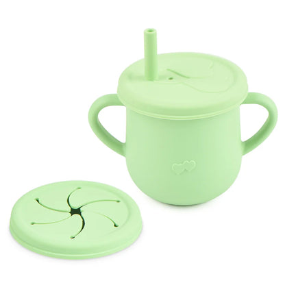 Silicone Straw sippy cup.