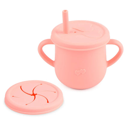 Silicone Straw sippy cup.