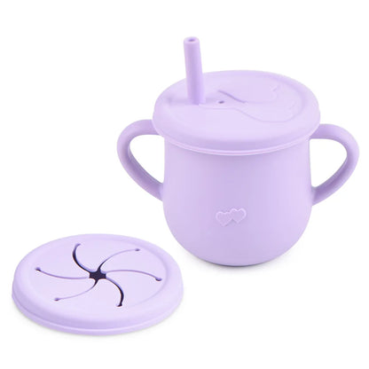 Silicone Straw sippy cup.