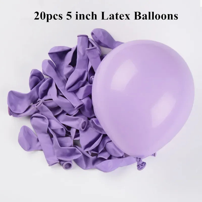 20 Small Balloons - Purple