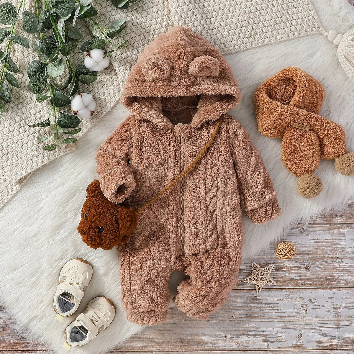 Plush Baby Romper