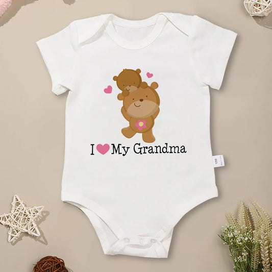 "I love my grandma" snapsuit