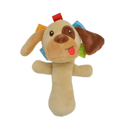 Cartoon Plush Animal Rattle