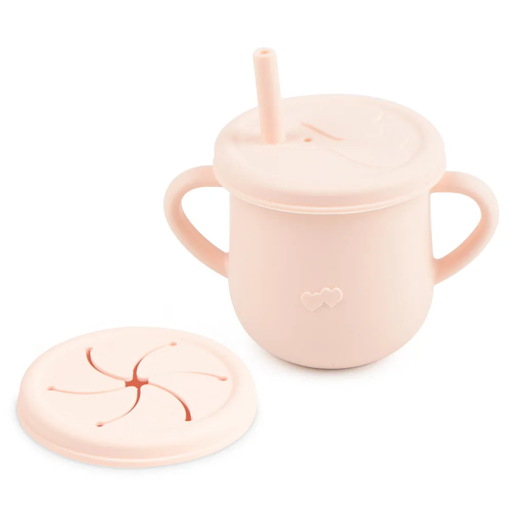 Silicone Straw sippy cup.