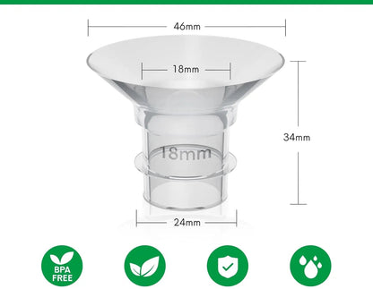 Flange Inserts 13/15/17/18/19/20/21mm Compatible with most hands free pumps