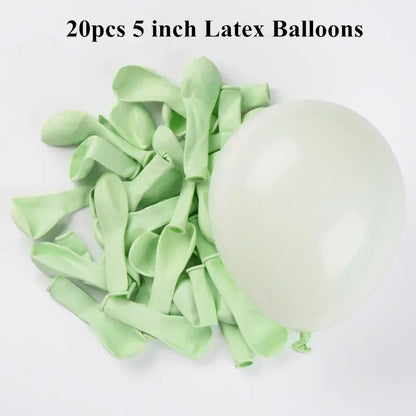 20 Small Balloons - Green