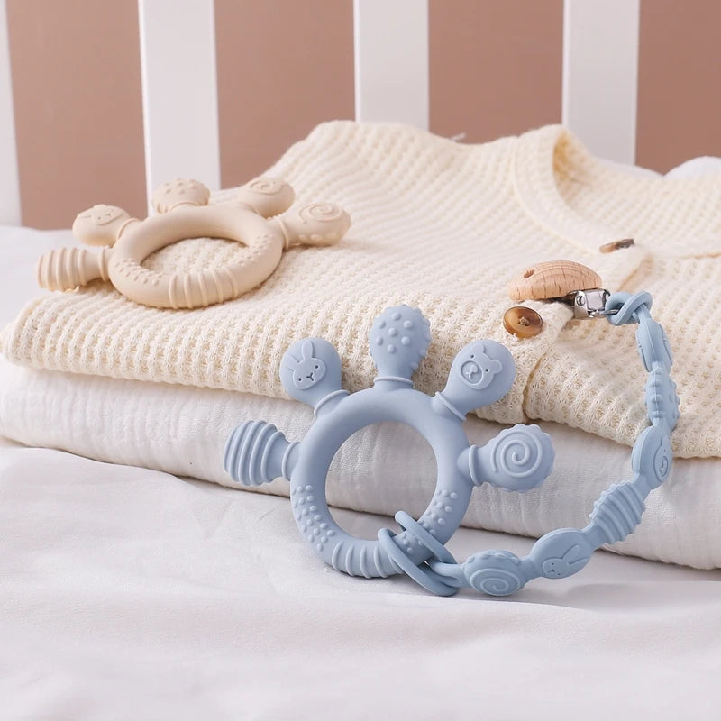 Soft teething rings