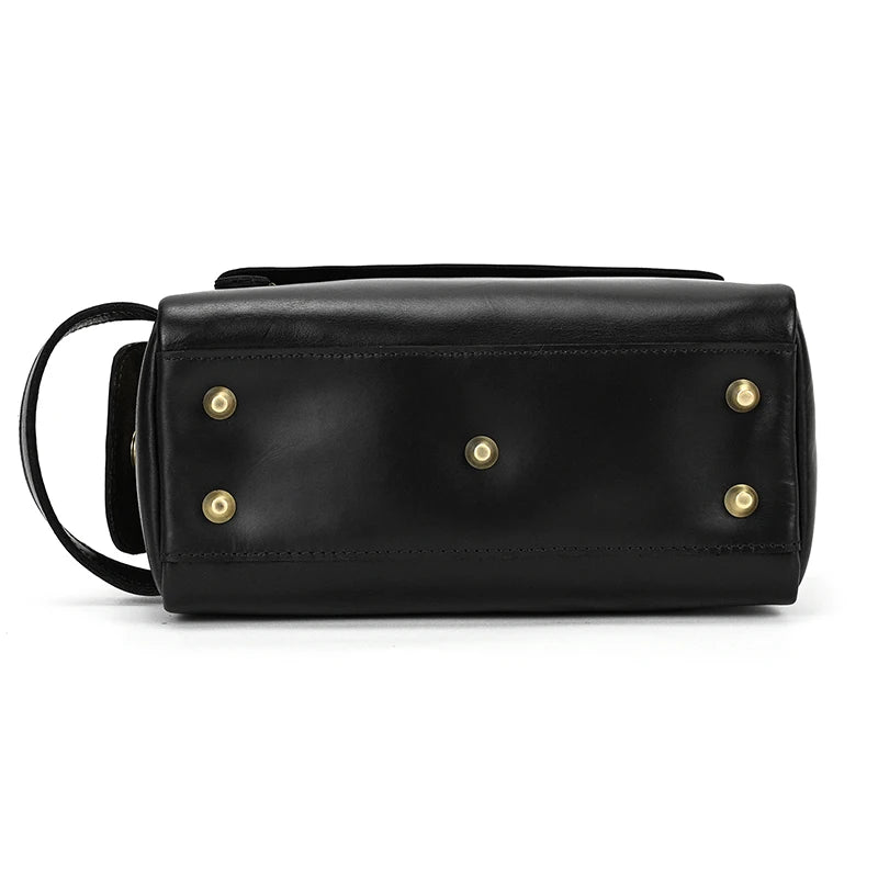 Cowhide Cosmetic & Toiletries Bag